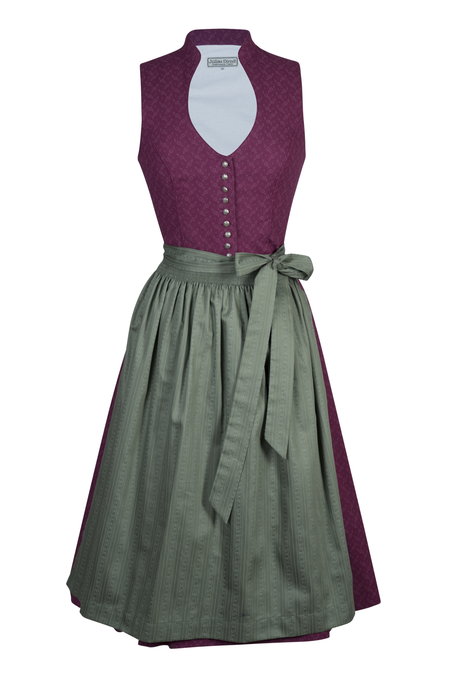 Dirndl Laurita mit V-Ausschnitt