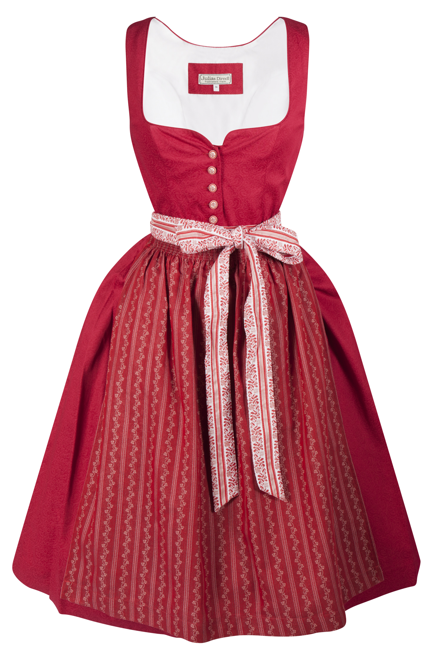 Dirndl von Julias Dirndl in Rot
